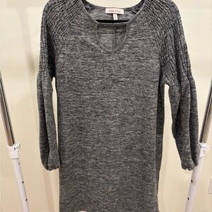 Heather & Hide Gray Long Sleeve Dress